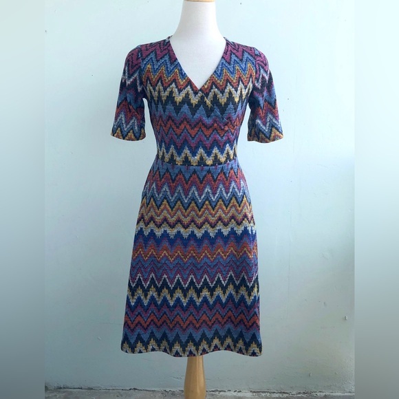 Aime Scott Dresses & Skirts - Aime Scott “The Holloway” Half Wrap Dress – Size Large – Toronto Designer